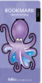 CLIP OVER THE PAGE CARDED OCTOPUS BOOKMARK
