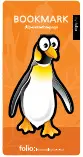 CLIP OVER THE PAGE CARDED PENGUIN BOOKMARK KLO-189X