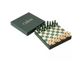 CLASSIC CHESS - AJEDREZ CLÁSICO: VERDE/MARFIL