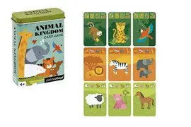 PTC257 PETIT COLLAGE CARD GAME ANIMAL KINGDOM