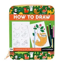 PTC266 PETIT COLLAGE HOW TO DRAW ANIMALS