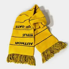 LIBRARY CARD SCARF (YELLOW)