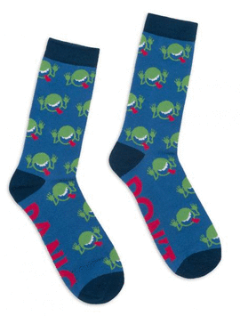 HITCHHIKER'S GUIDE TO THE GALAXY SOCKS SOCKS LARGE