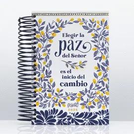 AGENDA ANILLADA 2026 AGD.72 ELEGIR LA PAZ DEL SEÑOR ES EL INICIO DEL CAMBIO