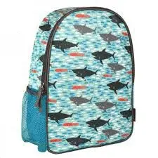 ECO-FRIENDLY BACKPACK, SHARKS PTC069