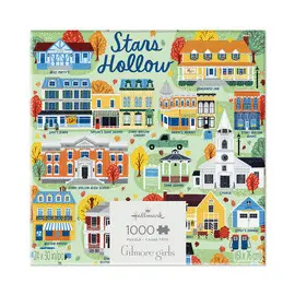 Gilmore Girls Stars Hollow Map Puzzle - 1000 Pieces Hallmark