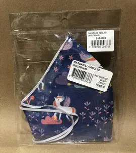 MASCARILLA NIÑO UNICORNIO