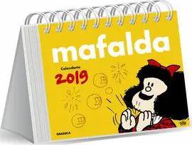 MAFALDA 2019 CALENDARIO ESCRITORIO AMARILLO