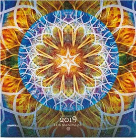 MANDALAS 2019, CALENDARIO DE PARED