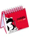 CALENDARIO ESCRITORIO 2012 MAFALDA ROJO