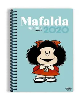 MAFALDA 2020 AGENDA ANILLADA AZUL
