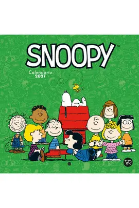 Calendario Snoopy 2027 Verde V&R