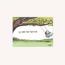 IMAN FLEXIBLE VIÑETA - LA VIDA SIN TWITTER