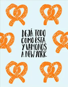 IMAN FLEXIBLE VIÑETA - NUEVA YORK PRETZEL HAPPIMESS