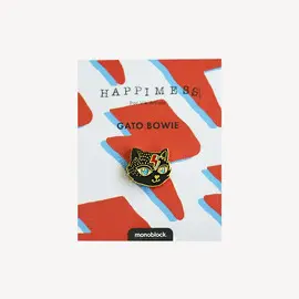 PIN VINTAGE GATO BOWIE
