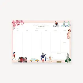 PLANNER SEMANAL VIAJE WANDERLUST