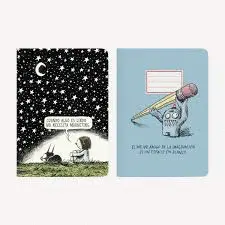LIBRETA X 2 12X17 NOCHE ESTRELLADA + OLGA