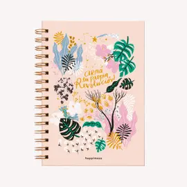 CUADERNO COSIDO RAYADO 15X21CM SELFIE