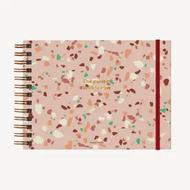 CUADERNO ANILLADO APAISADO 21X15CM TERRAZO