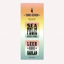 SEÑALADOR IMANTADO X2 TANO VERON LEER SEA FELIZ