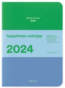 EL PASTO ES MÁS VERDE DONDE LO RIEGO: AGENDA A5 ABROCHADA HAPPIMESS COLORJOY