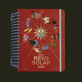 AGENDA 2026 ASTROLÓGICA REVO SOLAR - SIGNOS (2 DÍAS POR PÁGINA) MONOBLOCK