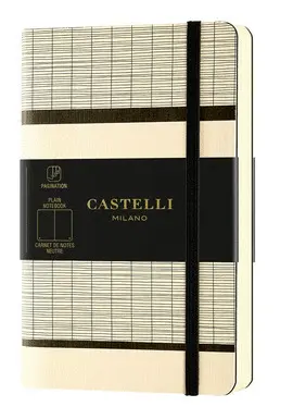 Castelli Notebook Pkt Pla Tatami White