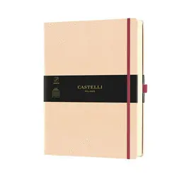 CASTELLI NOTEBOOK LRG RUL AQUA SEASHELL