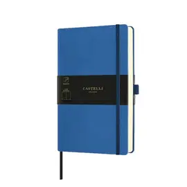 CASTELLI NOTEBOOK LRG SQU AQUA BLUE SEA