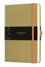 CASTELLI NOTEBOOK LRG PLA AQUARELA OLIVE