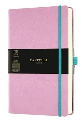 CASTELLI NOTEBOOK LRG SQU AQUA MALLOW