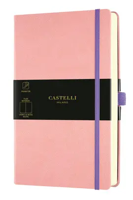 Castelli Notebook Lrg Plain Aqua Cipria