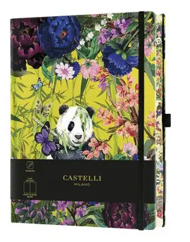 Castelli Notebook Lrg Pla Eden Panda