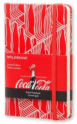MOLESKINE COCA COLA LIMITED EDITION RULED NOTEBOOK POCKET (LECOMM710F)