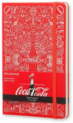 MOLESKINE COCA COLA LIMITED EDITION RULED NOTEBOOK LARGE MOLESKINE (LECOQP060F)