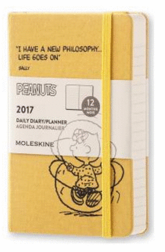 MOLESKINE 2017 PEANUTS LIMITED EDITION DAILY PLANNER, 12M, POCKET, YELLOW, HARD COVER (3.5 X 5.5)