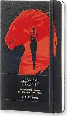 MOLESKINE GAME OF THRONES LIMITED EDITION LARGE PLAIN NOTEBOOK BLACK