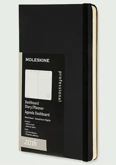 MOLESKINE DASHBOARD PLANNER LARGE BLACK 2016