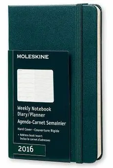 MOLESKINE WEEKLY NOTEBOOK POCKET GREEN 2016