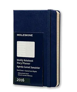 MOLESKINE WEEKLY NOTEBOOK POCKET BLUE 2016