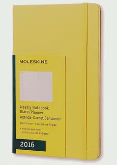 MOLESKINE WEEKLY NOTEBOOK LARGE HAY YELLOW 2016