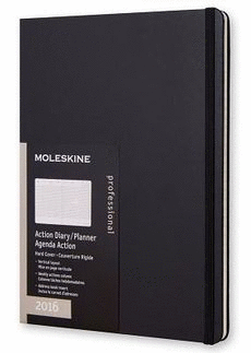 MOLESKINE ACTION PLANNER EXTRA LARGE BLACK 2016