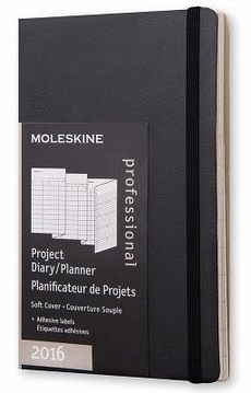 MOLESKINE PROJECT PLANNER POCKET BLACK 2016