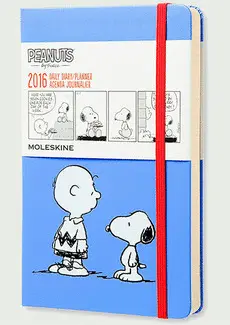 MOLESKINE PEANUTS DAILY PLANNER LARGE BLUE 2016