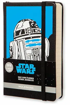 MOLESKINE STARS WARS DAILY PLANNER LARGE BLACK 2016