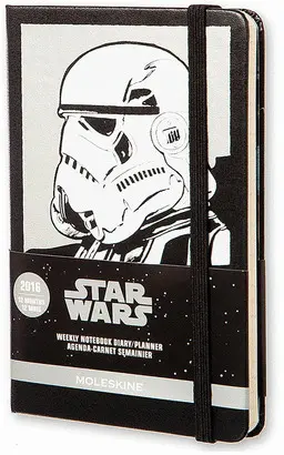 MOLESKINE STAR WARS WEEKLY NOTEBOOK POCKET BLACK 2016
