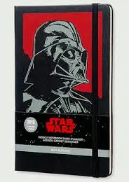 MOLESKINE STAR WARS WEEKLY NOTEBOOK LARGE BLACK 2016