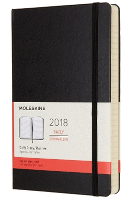 12M PLANNER WEEKLY NOTEBOOK LARGE BLACK HARD COVER