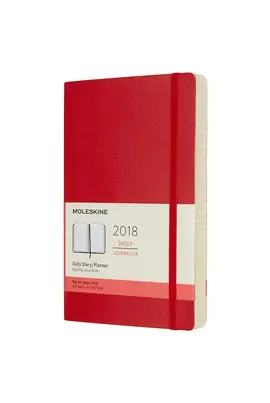 Moleskine Classic Notebook, Large, Ruled, Scarlet Red, Soft Cover (5 X 8. 25)