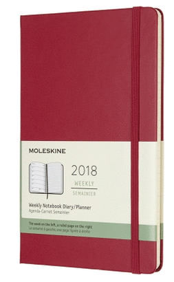 12M PLANNER WEEKLY NOTEBOOK POCKET CANINE ROSE HARD COVER